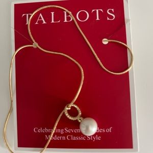 Talbots Pearl Neckkace